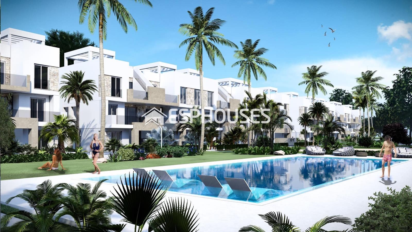 2 soverom Leilighet til salgs i Guardamar del Segura med svømmebasseng garasje - € 249 000 (Ref: 9445113)