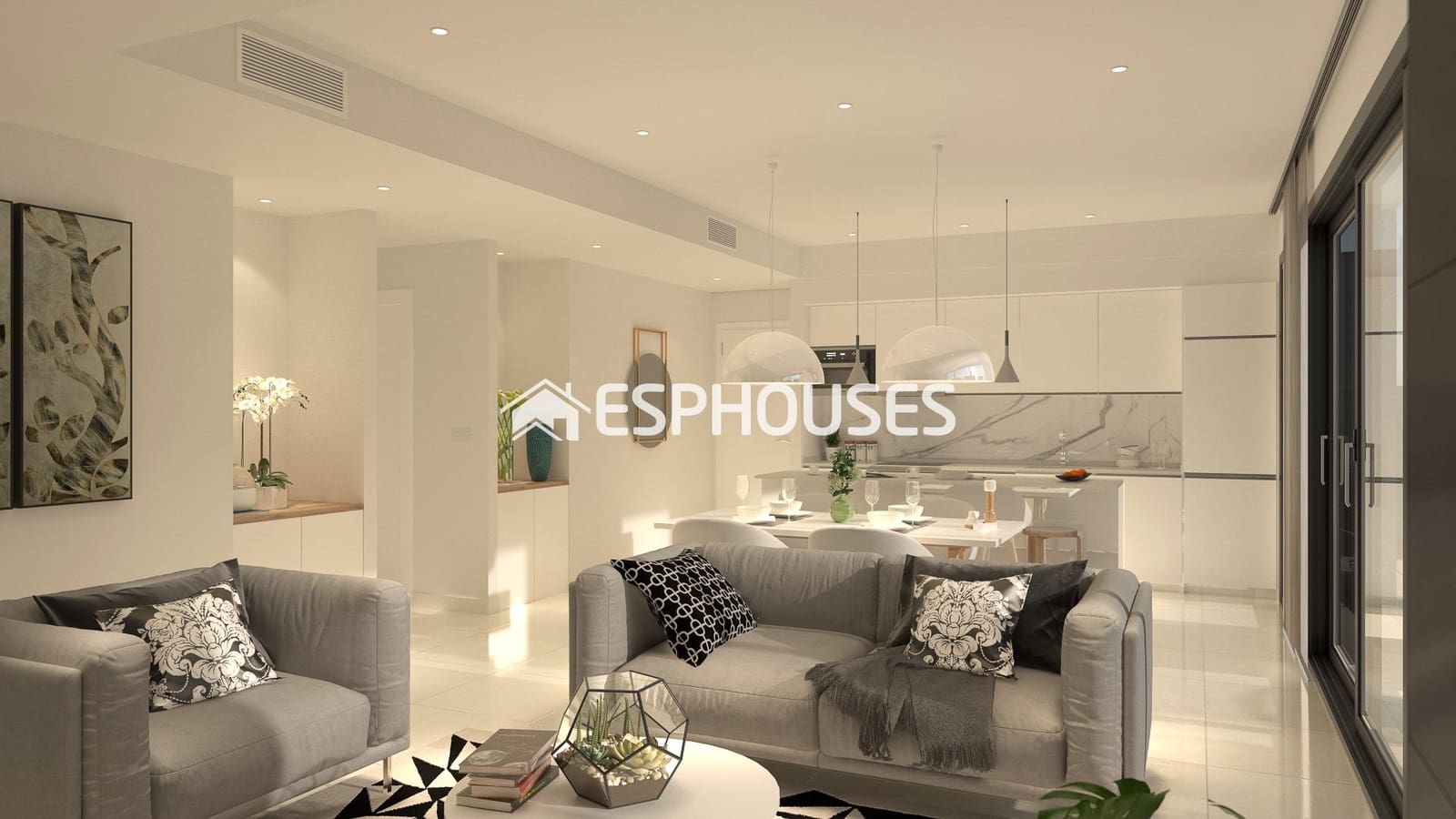 3 chambre Villa/Maison à vendre à Alhama de Murcia avec garage - 304 900 € (Ref: 9445118)