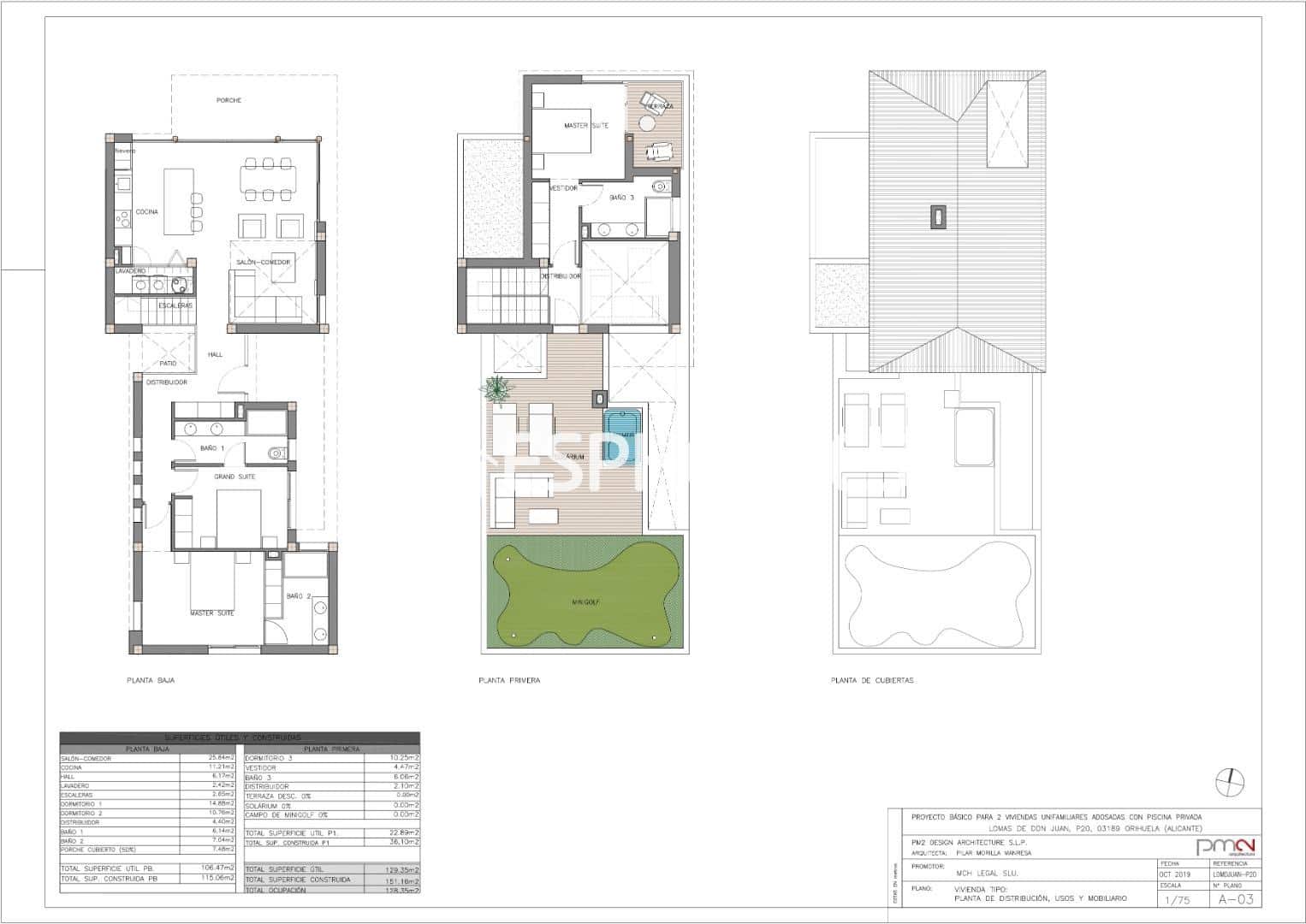 3 sovrum Villa till salu i Orihuela Costa med pool garage - 760 000 € (Ref: 9445119)