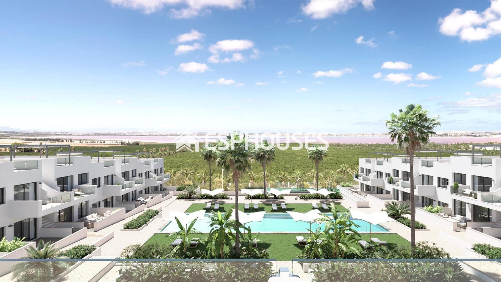 2 sovrum Bungalow till salu i Torrevieja med pool - 289 900 € (Ref: 9445143)