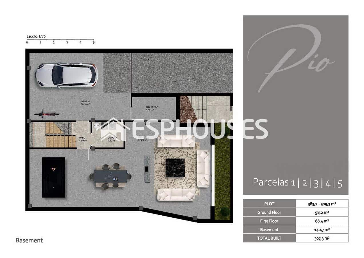 3 Zimmer Villa zu verkaufen in Polop mit Pool Garage - 820.000 € (Ref: 9445144)