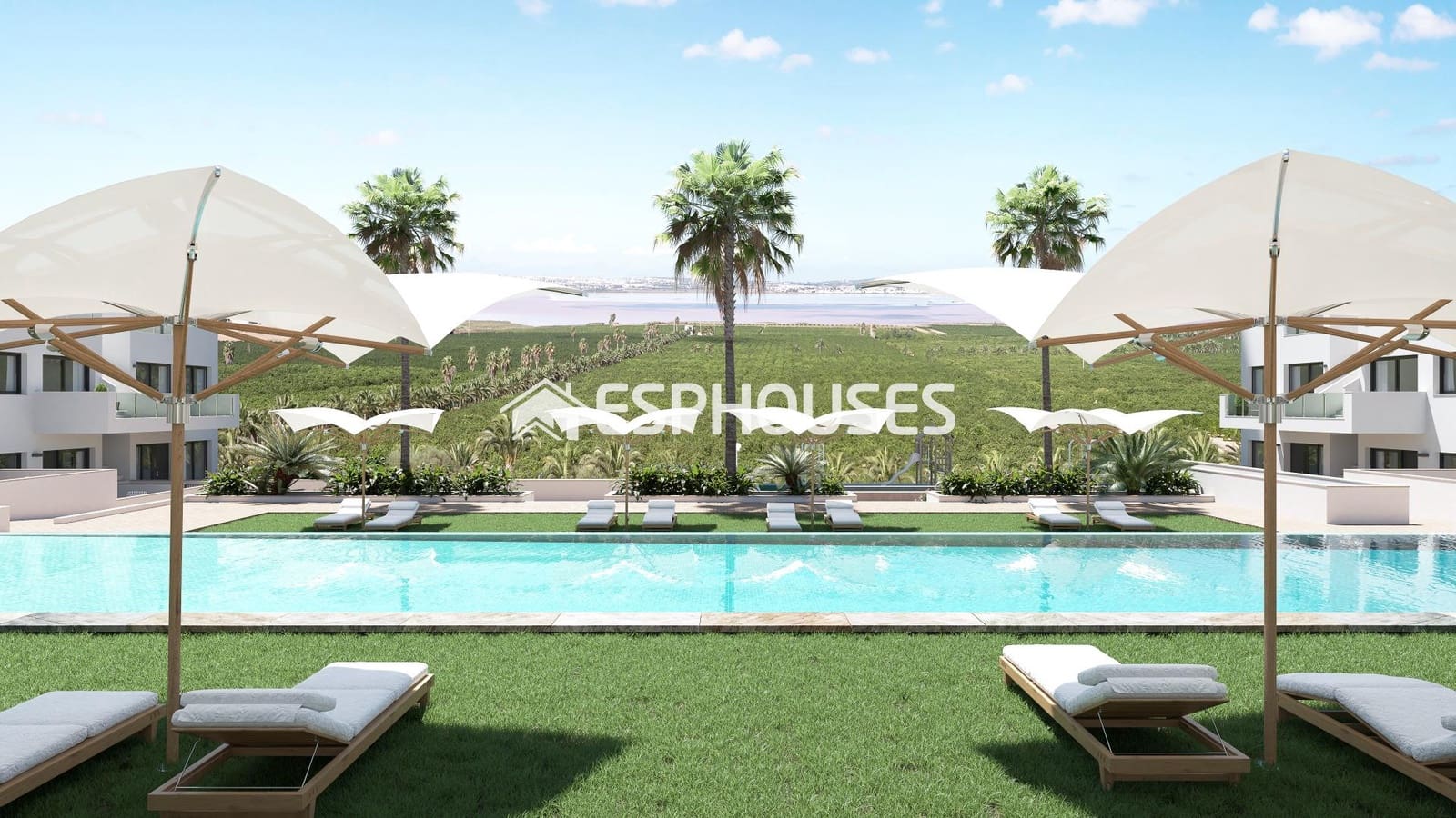 2 sovrum Bungalow till salu i Torrevieja med pool - 319 900 € (Ref: 9445150)