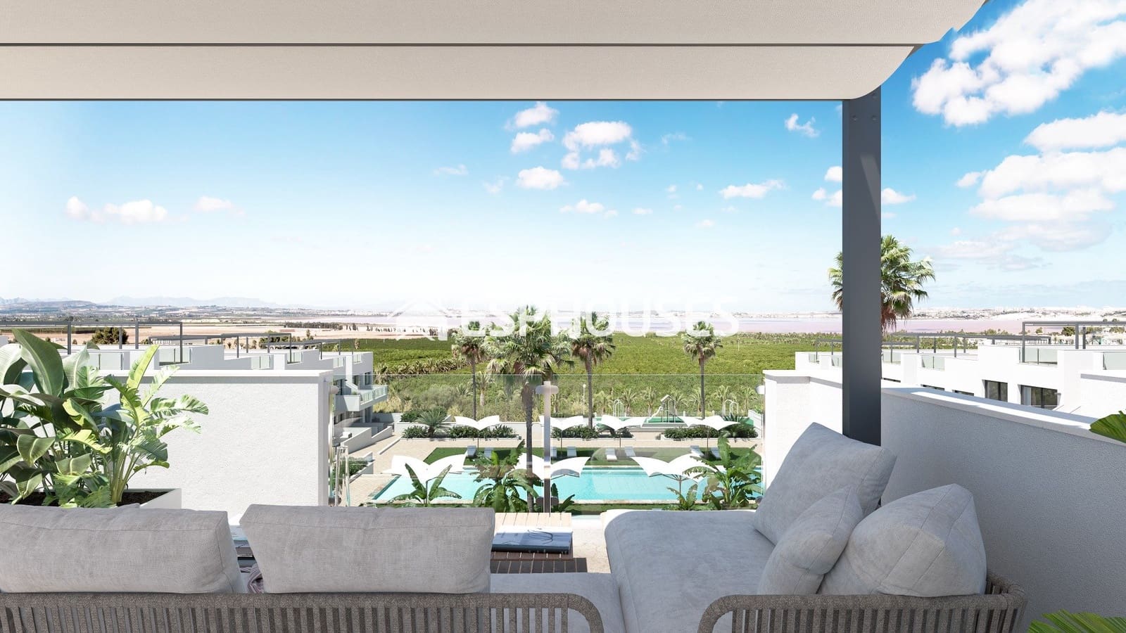 2 chambre Appartement à vendre à Los Balcones avec piscine - 329 900 € (Ref: 9445150)