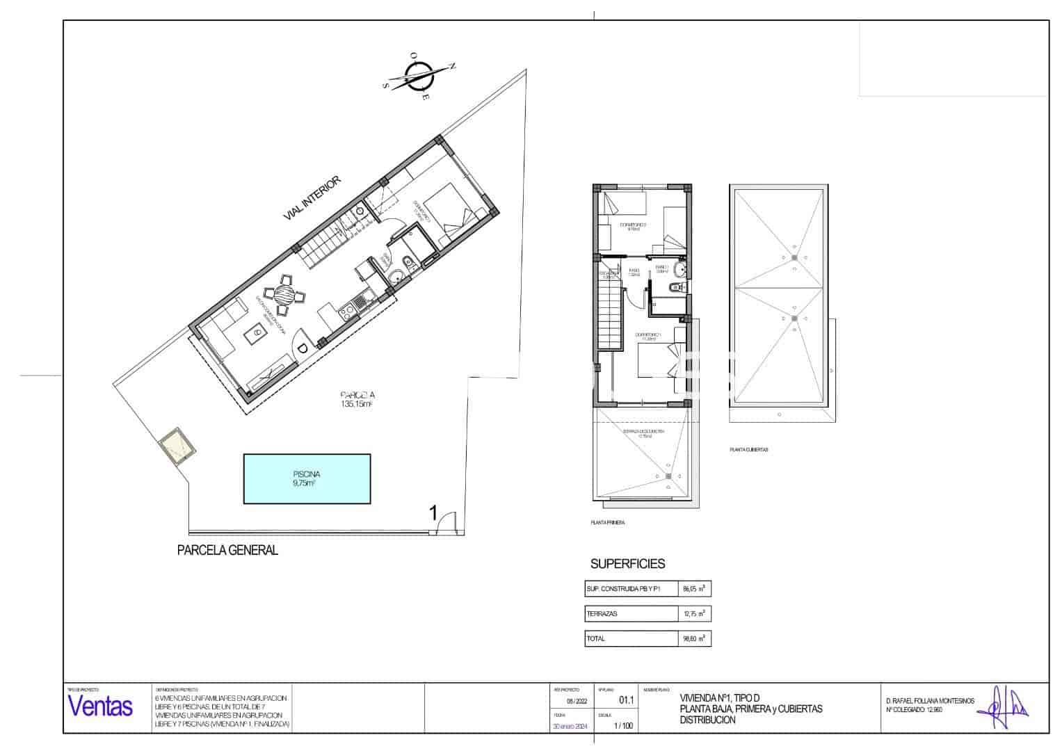 3 sovrum Villa till salu i Torrevieja med pool garage - 409 000 € (Ref: 9445151)