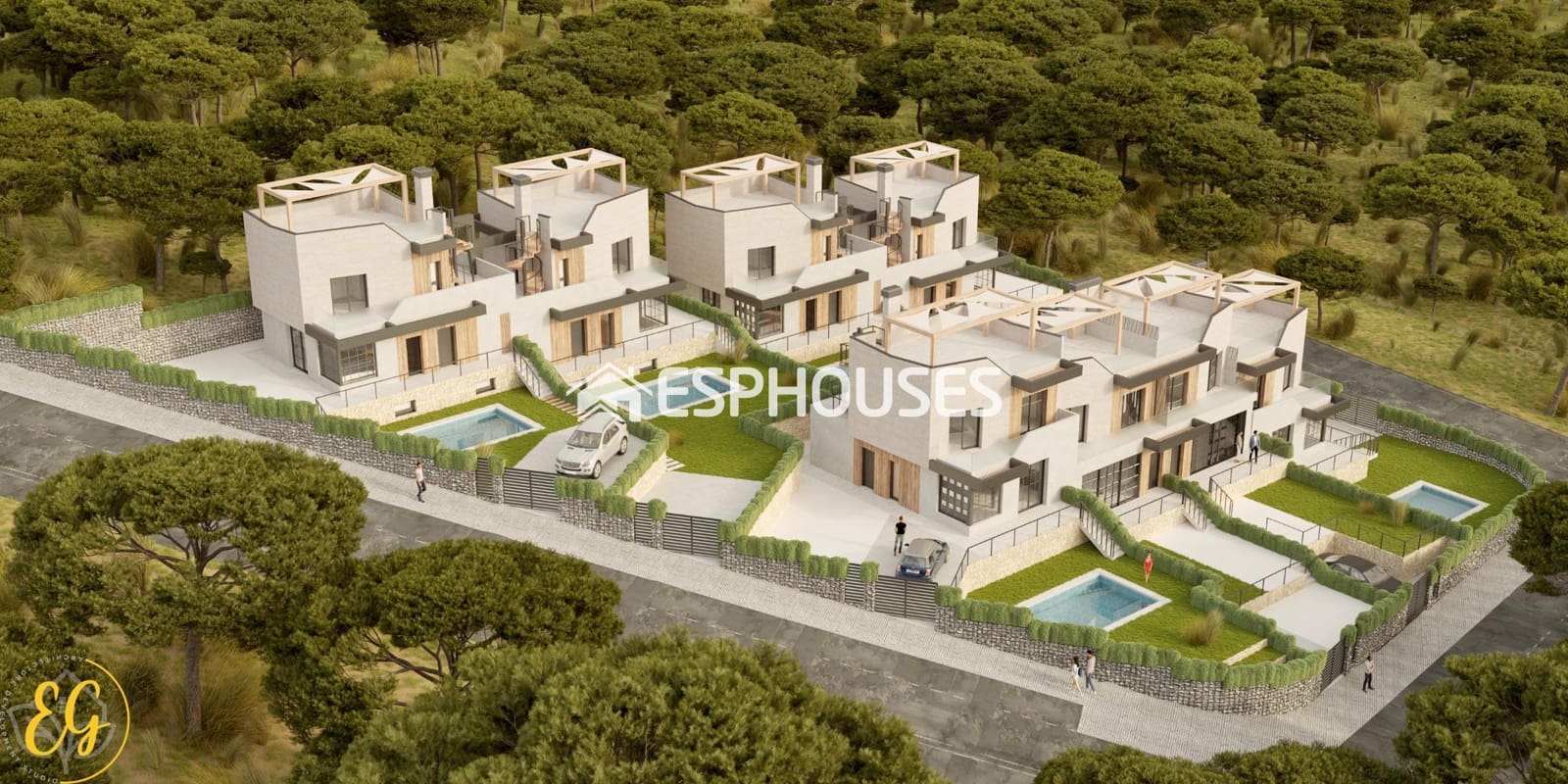 3 soveværelse Bungalow til salg i Polop med swimmingpool garage - € 479.200 (Ref: 9445161)