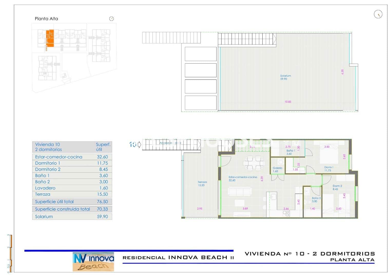 2 sovrum Lägenhet till salu i Orihuela Costa med pool garage - 285 000 € (Ref: 9445166)