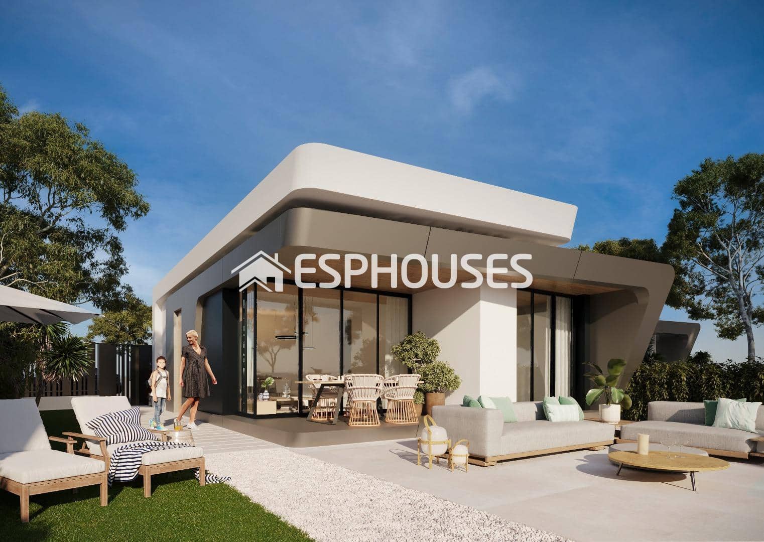 3 quarto Moradia para venda em Muchamiel / Mutxamel com piscina garagem - 460 000 € (Ref: 9445177)