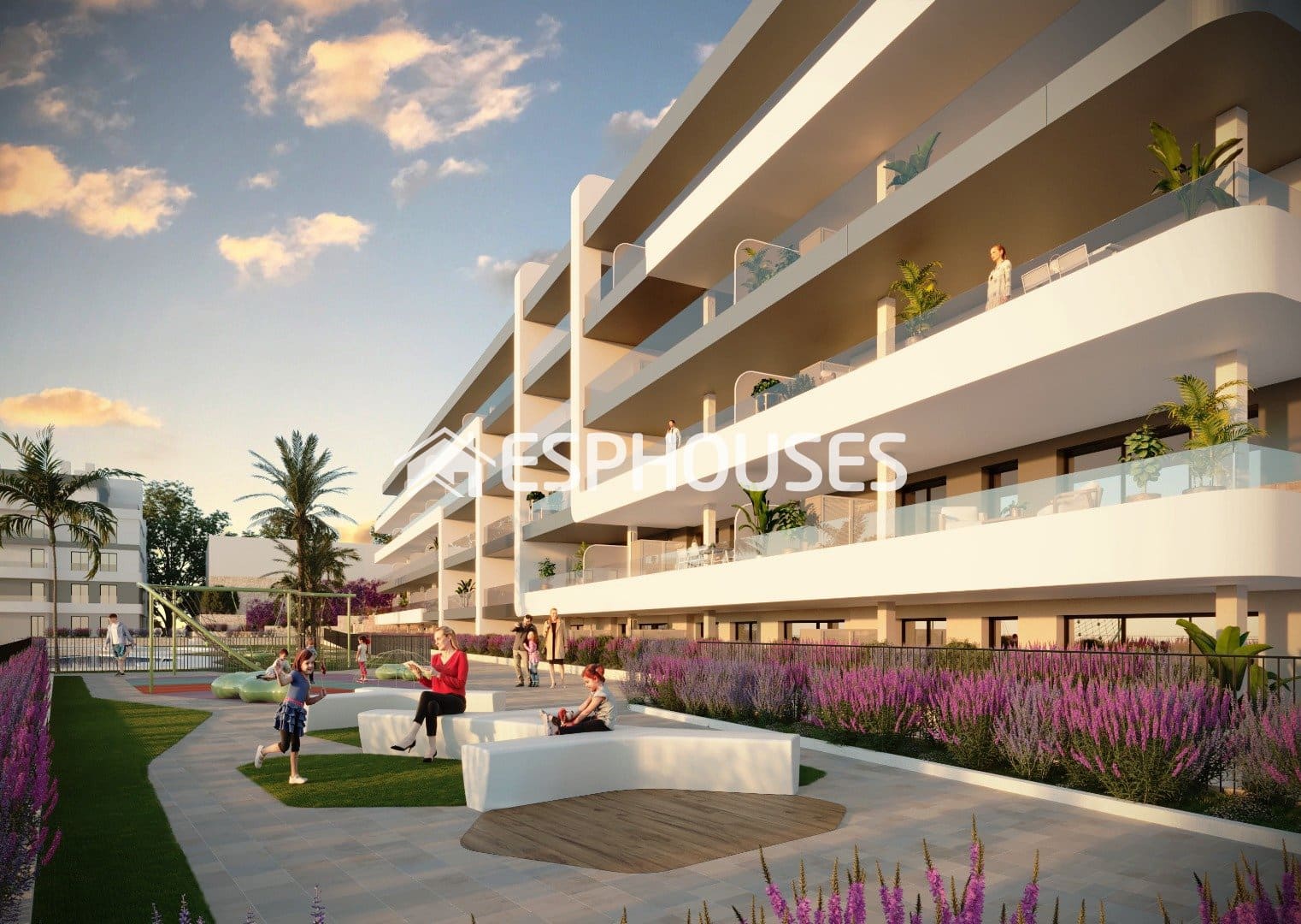 2 slaapkamer Penthouse te koop in Muchamiel / Mutxamel met zwembad - € 399.000 (Ref: 9445178)