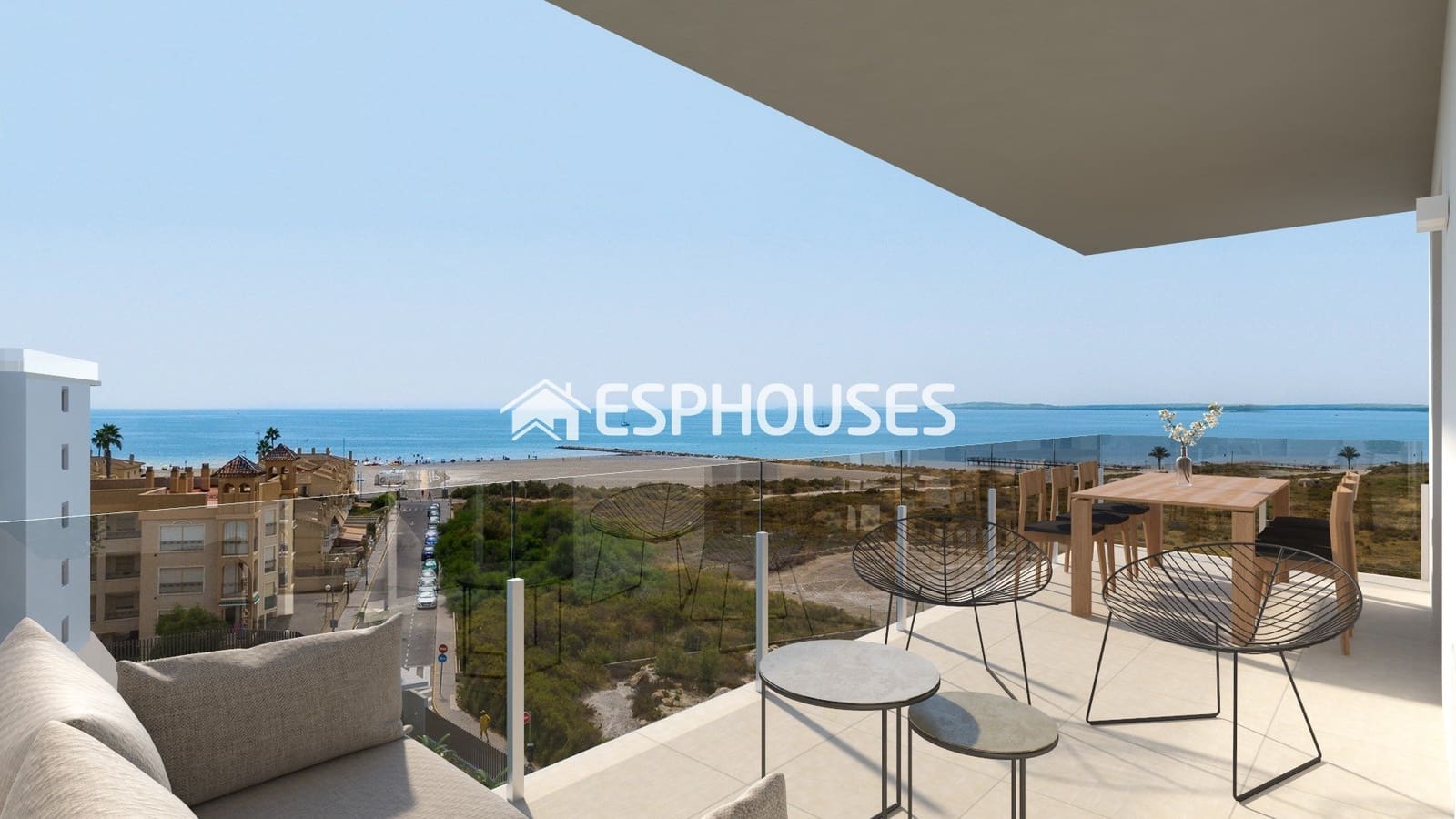 2 soverom Penthouse til salgs i Santa Pola med svømmebasseng garasje - € 420 000 (Ref: 9445181)