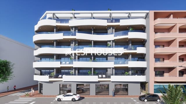 2 soveværelse Lejlighed til salg i Avenida Habaneras - Curva de Palangre, Torrevieja med swimmingpool - € 449.000 (Ref: 9445182)