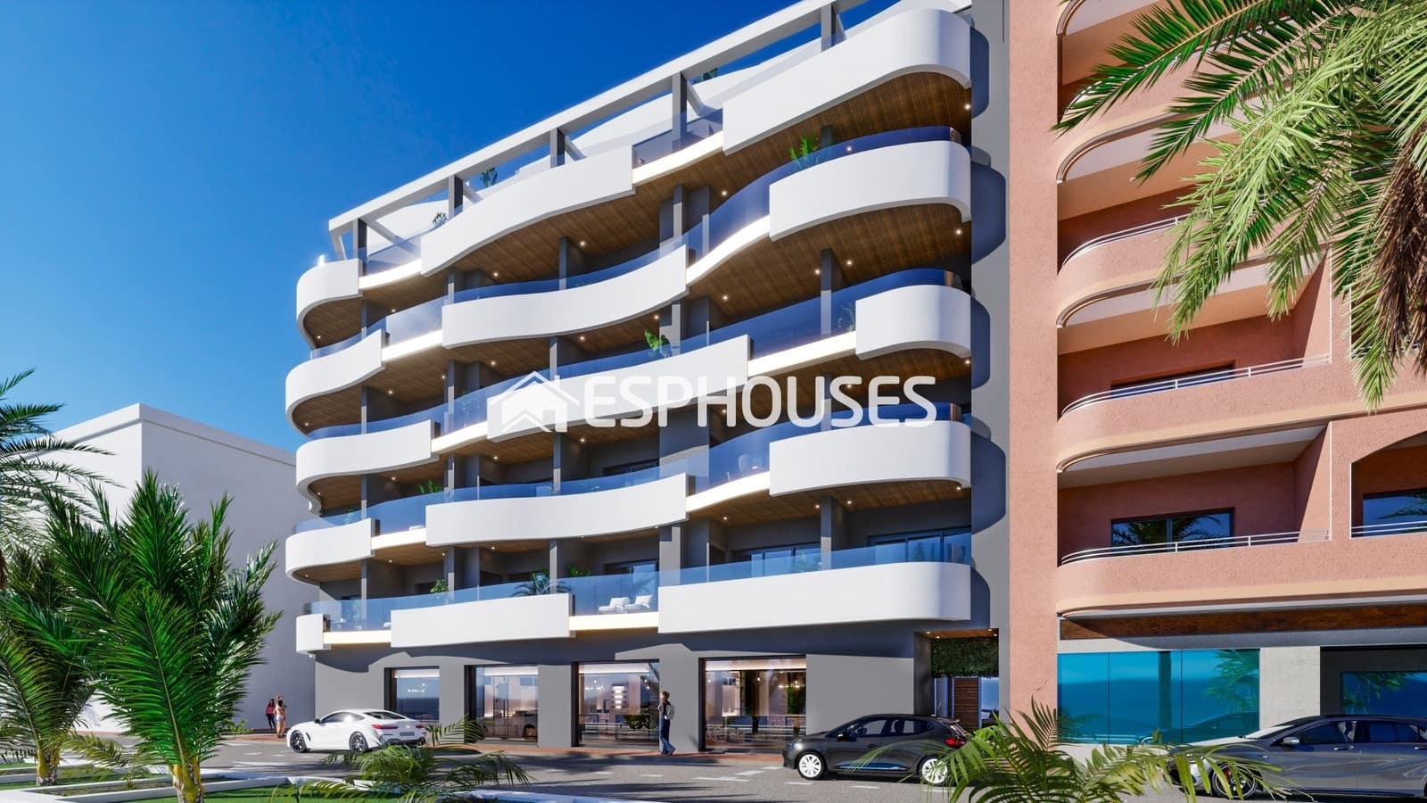 2 soveværelse Lejlighed til salg i Torrevieja med swimmingpool - € 449.000 (Ref: 9445182)