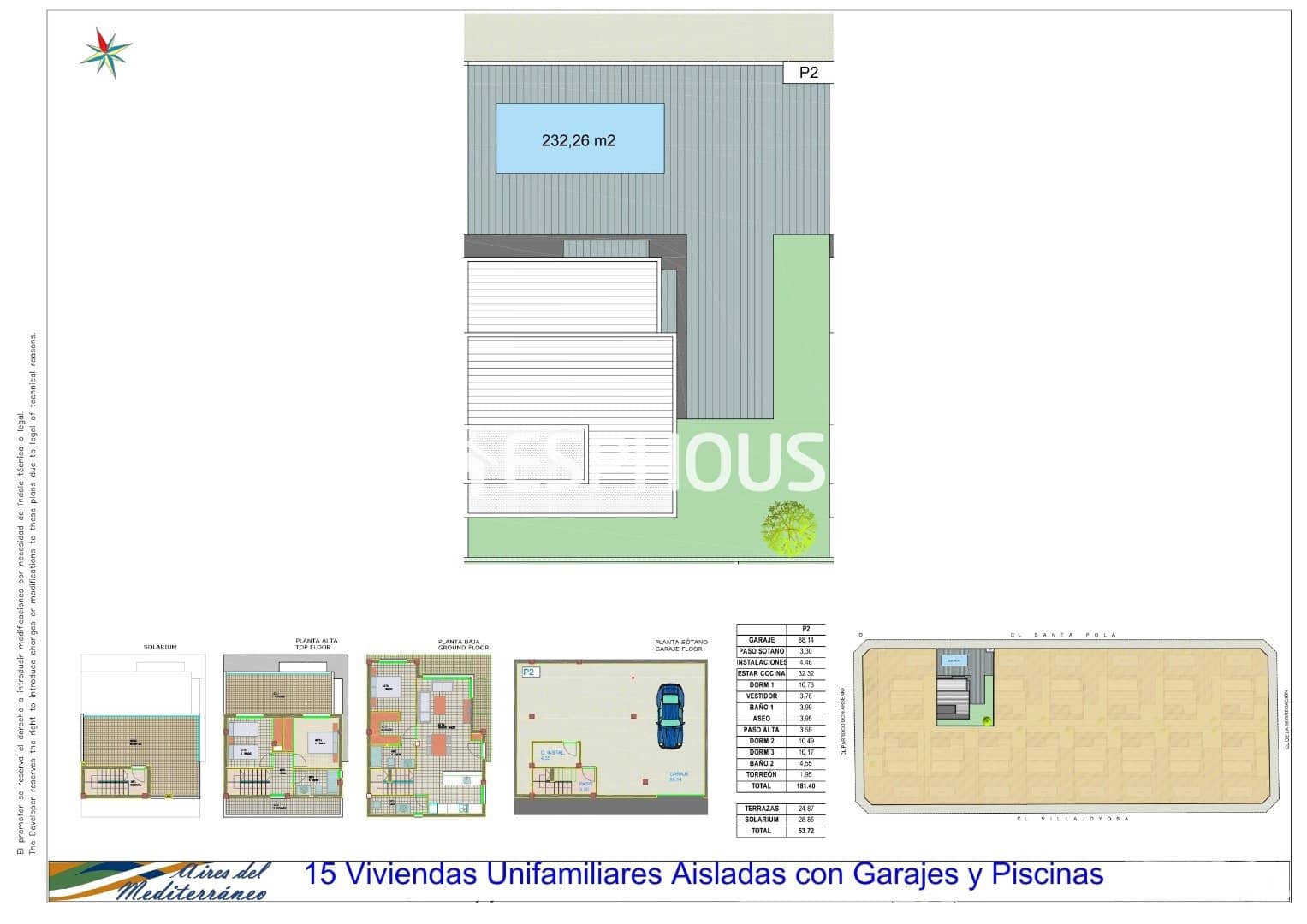 3 Zimmer Villa zu verkaufen in Pilar de la Horadada mit Pool Garage - 495.000 € (Ref: 9445189)