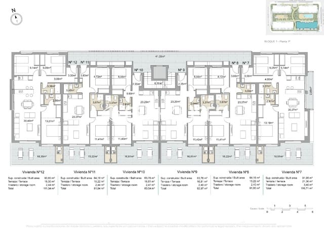 3 soverom Leilighet til salgs i Pilar de la Horadada ciudad, Pilar de la Horadada med svømmebasseng garasje - € 309 000 (Ref: 9445192)