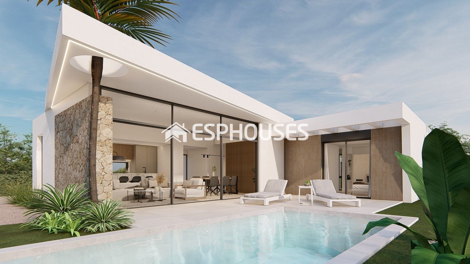 3 bedroom Villa for sale in Molina de Segura with pool - € 535,000 (Ref: 9445194)