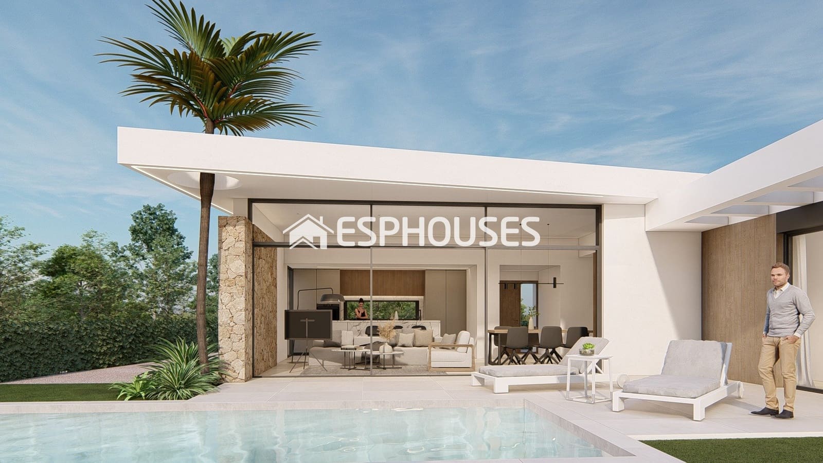 3 bedroom Villa for sale in Molina de Segura with pool - € 535,000 (Ref: 9445194)