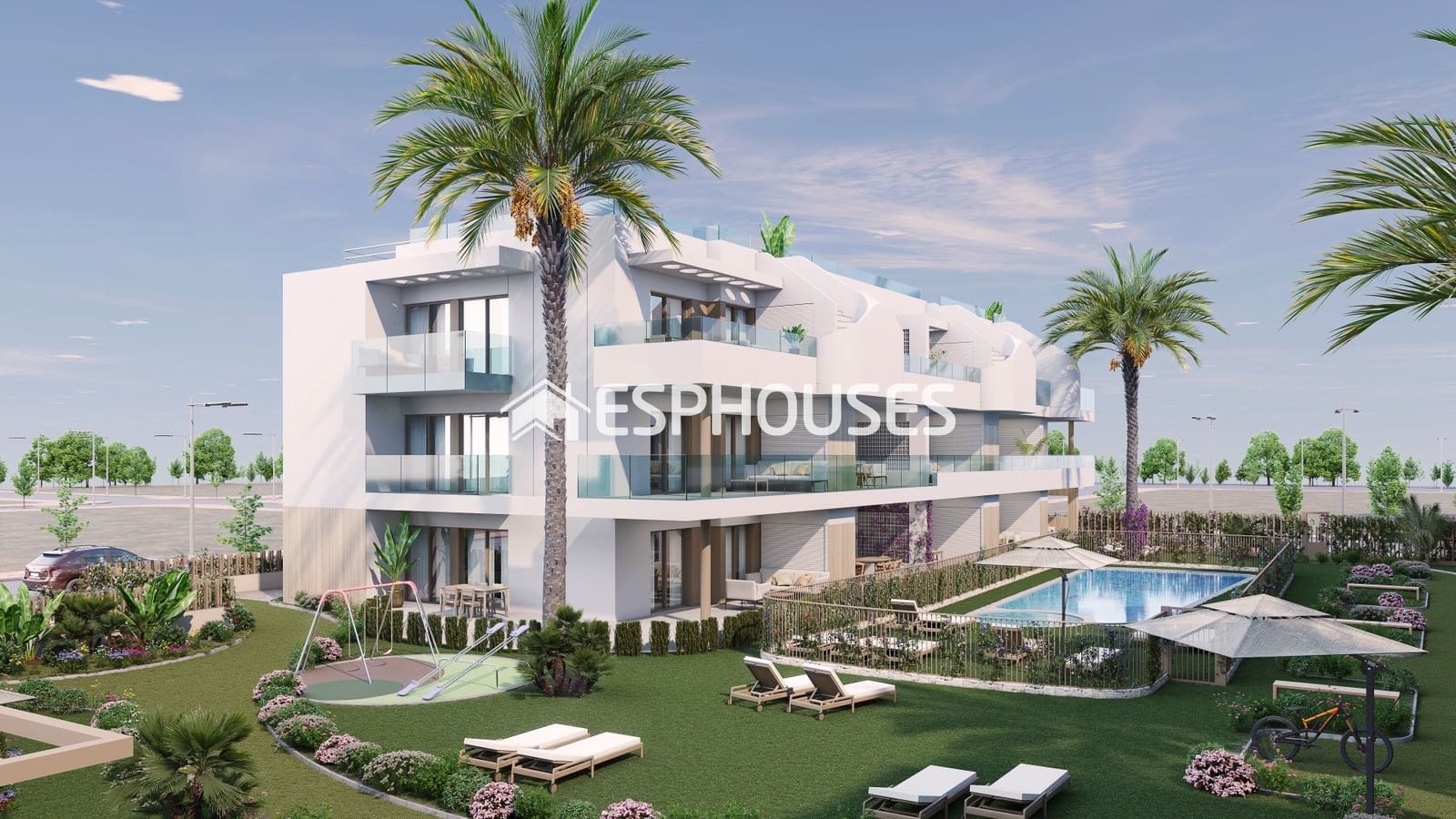 2 sovrum Lägenhet till salu i Pilar de la Horadada med pool - 299 000 € (Ref: 9445195)