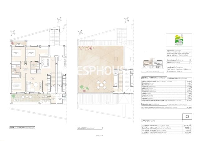 3 soverom Leilighet til salgs i La Canalosa, Hondón de las Nieves - € 215 000 (Ref: 9445200)