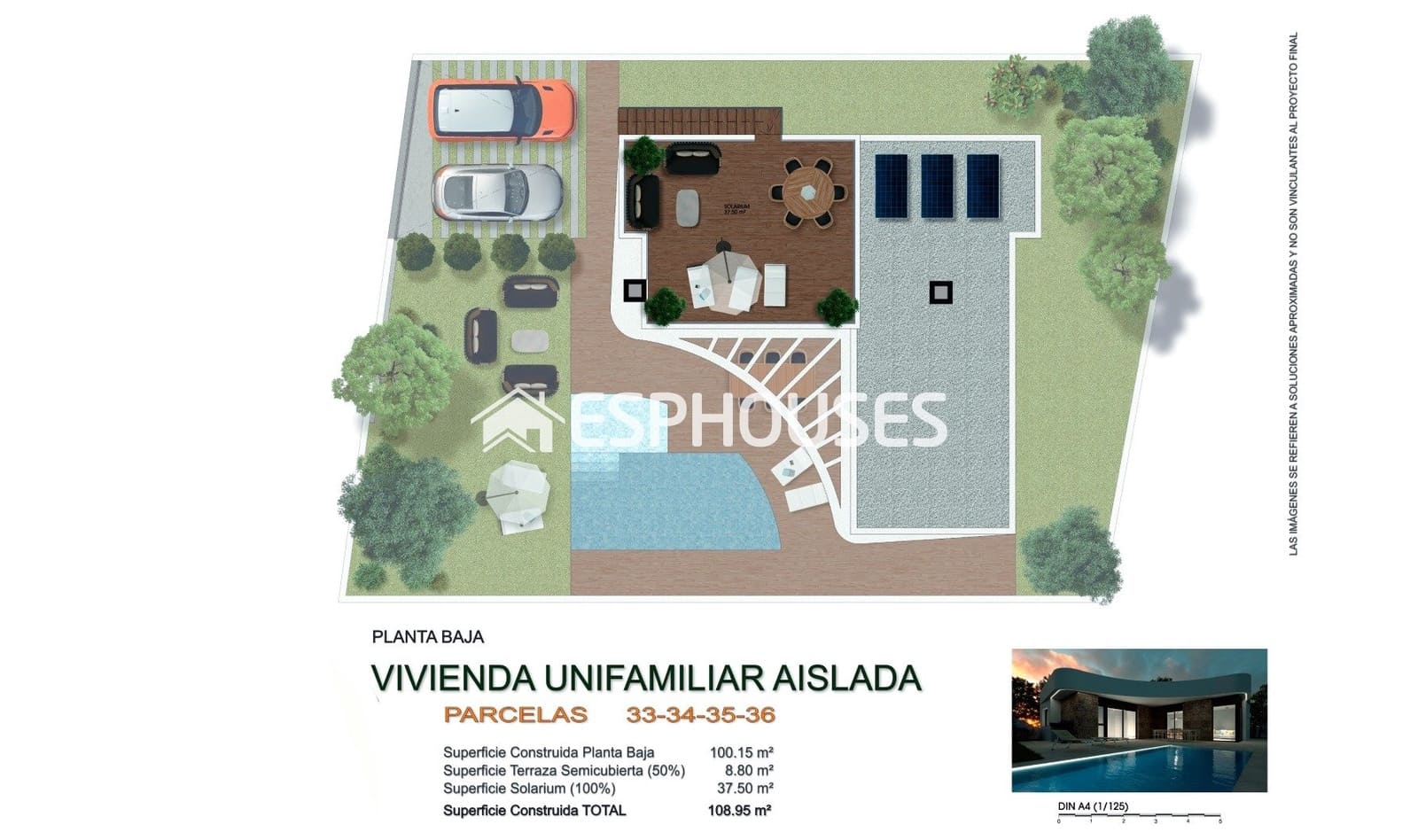 3 bedroom Villa for sale in Los Montesinos with pool - € 499,000 (Ref: 9445203)
