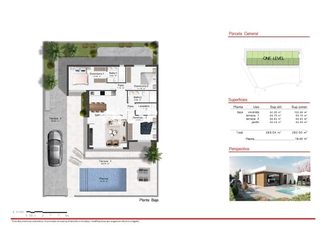 3 soveværelse Villa til salg i Baños y Mendigo, Murcia by med swimmingpool - € 389.900 (Ref: 9445215)