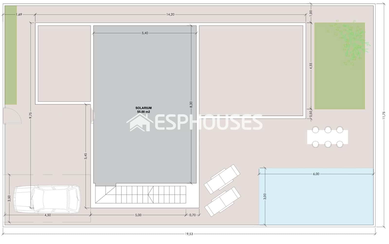 3 bedroom Villa for sale in Torre-Pacheco with pool garage - € 379,950 (Ref: 9445221)