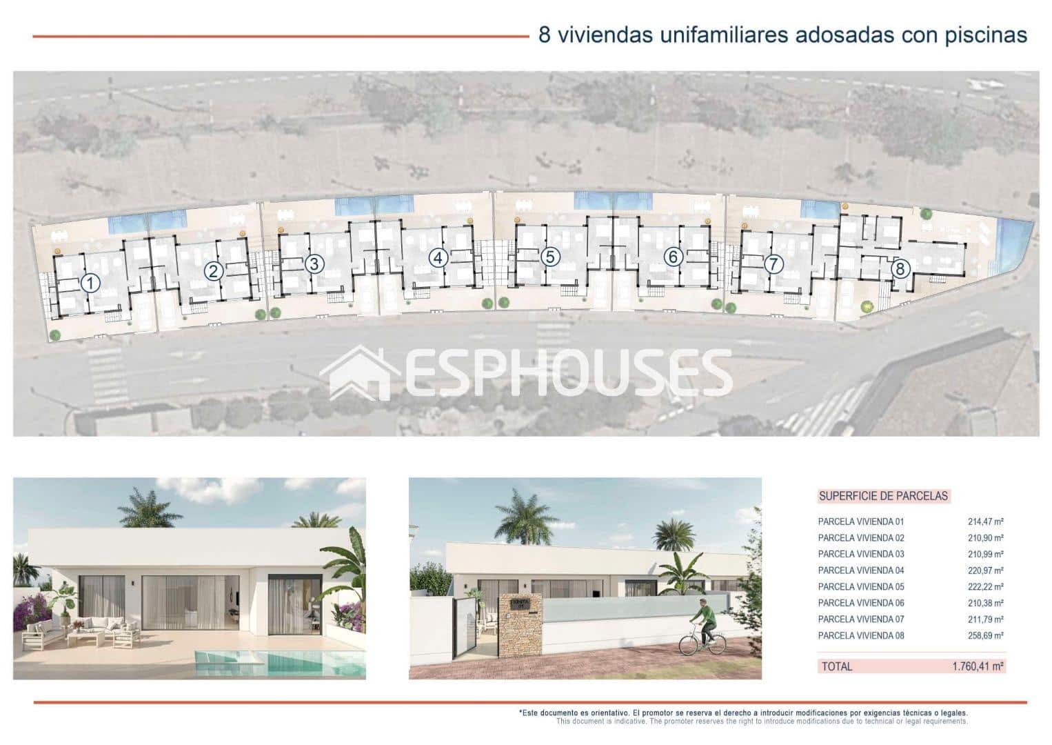 3 soveværelse Bungalow til salg i Sucina med swimmingpool garage - € 325.900 (Ref: 9445234)