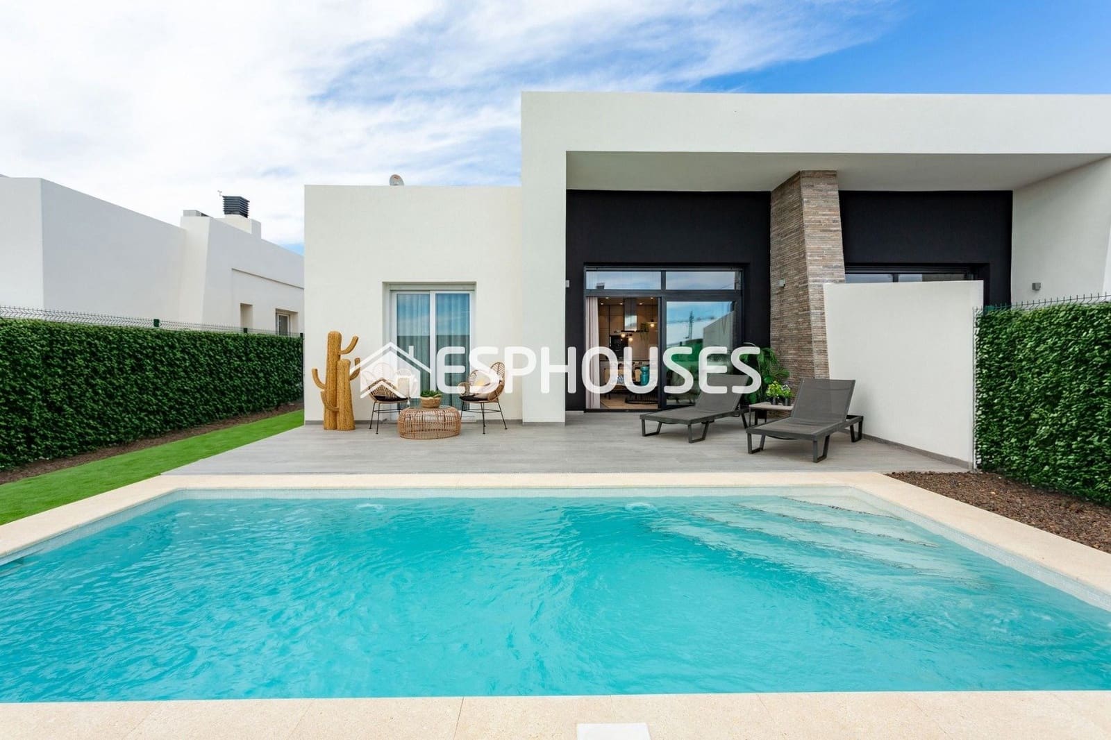 3 chambre Villa/Maison Semi-Mitoyenne à vendre à Algorfa avec piscine - 519 000 € (Ref: 9445237)