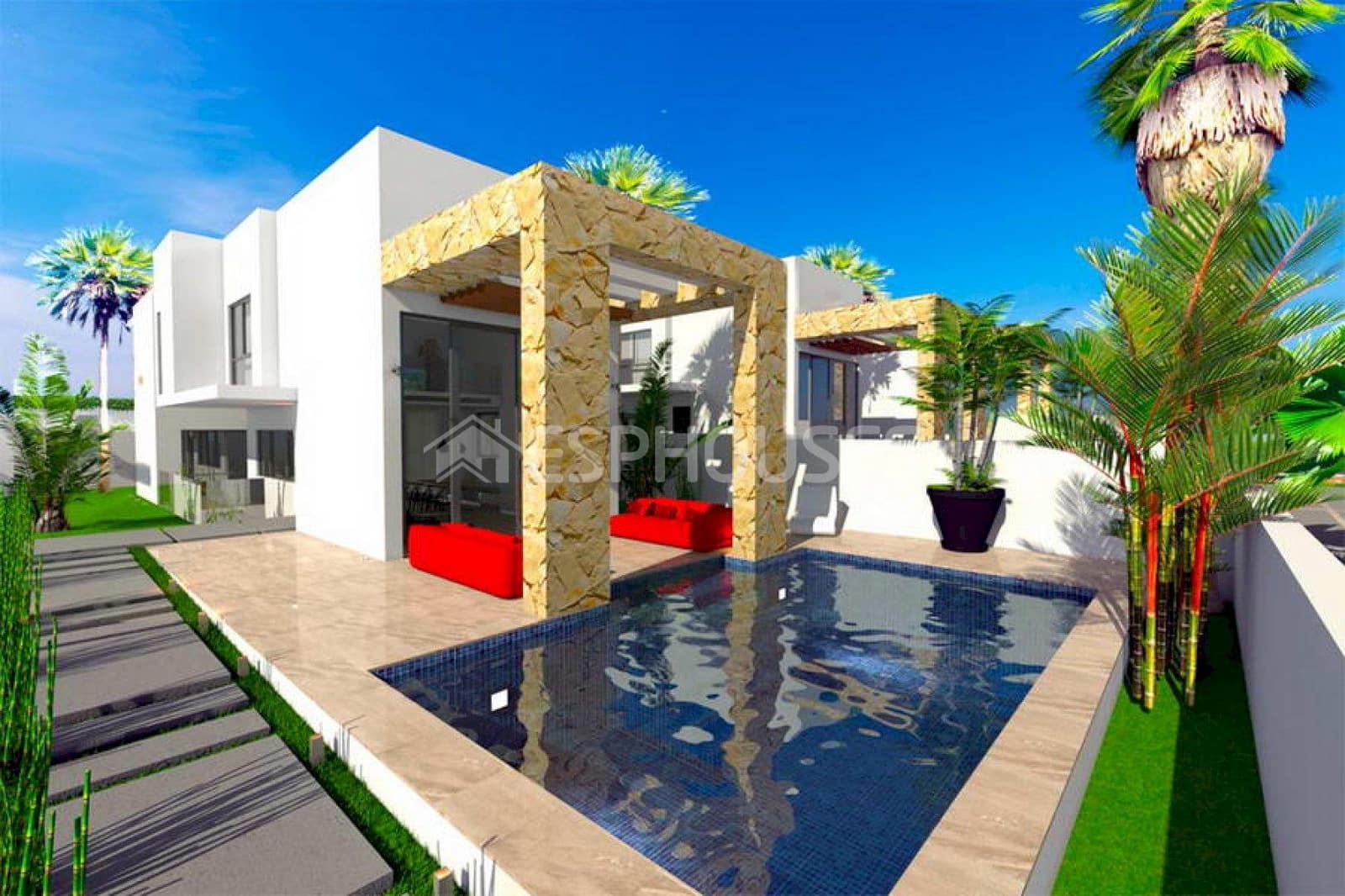 4 soverom Villa til salgs i Torrevieja med svømmebasseng garasje - € 599 000 (Ref: 9445239)