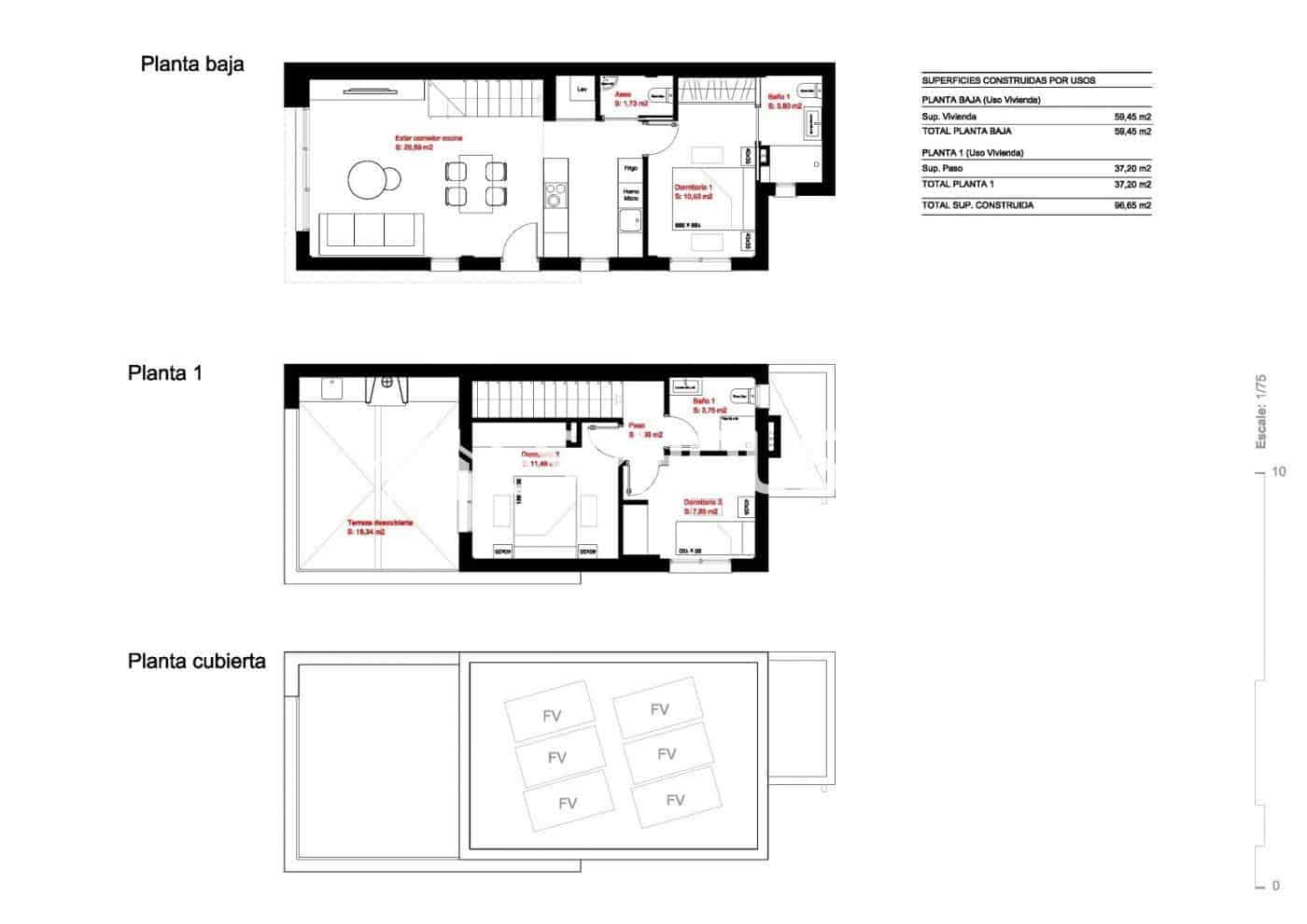 3 soveværelse Bungalow til salg i Daya Nueva med swimmingpool garage - € 299.000 (Ref: 9445244)