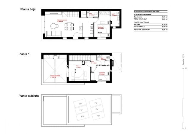 3 soveværelse Byhus til salg i Daya Nueva med swimmingpool - € 311.000 (Ref: 9445244)