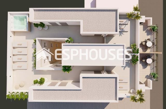 3 soverom Penthouse til salgs i Zona Pueblo, Guardamar del Segura med svømmebasseng - € 339 500 (Ref: 9445247)