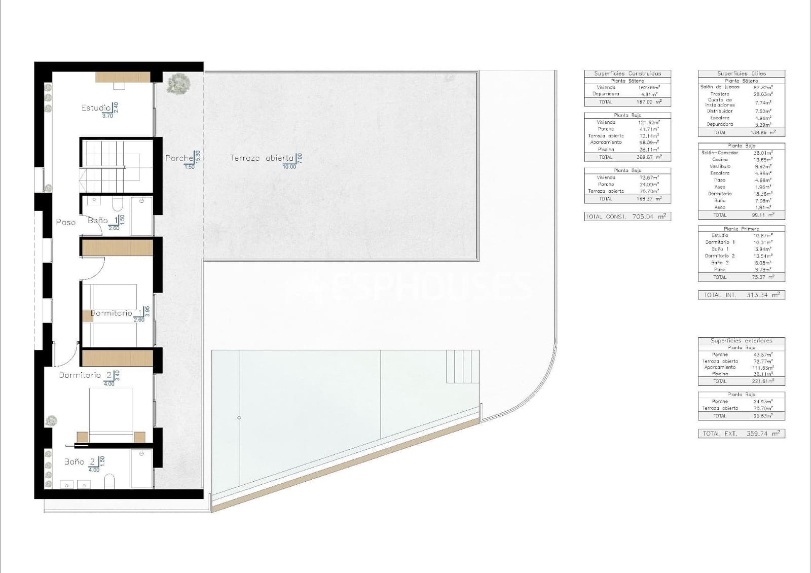 4 Zimmer Villa zu verkaufen in Benissa mit Pool Garage - 1.495.000 € (Ref: 9445256)