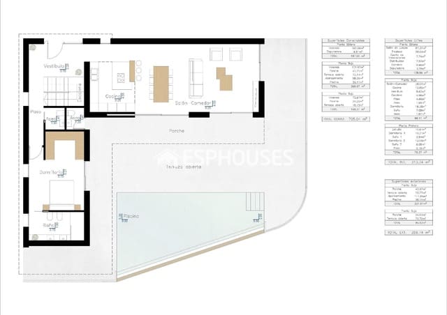 4 soverom Villa til salgs i Benissa med svømmebasseng garasje - € 1 495 000 (Ref: 9445256)