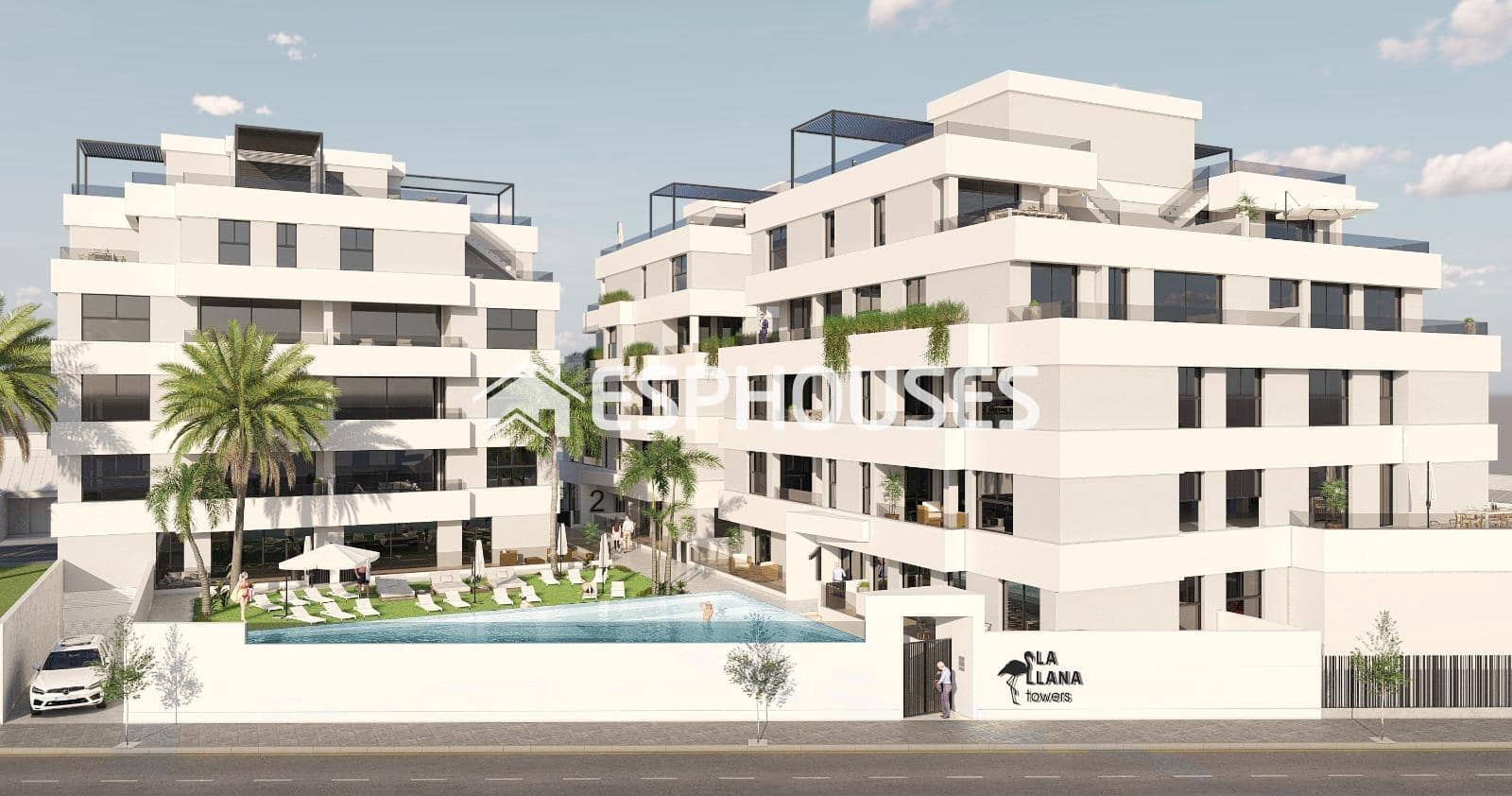 2 sovrum Lägenhet till salu i San Pedro del Pinatar med pool - 269 000 € (Ref: 9445271)
