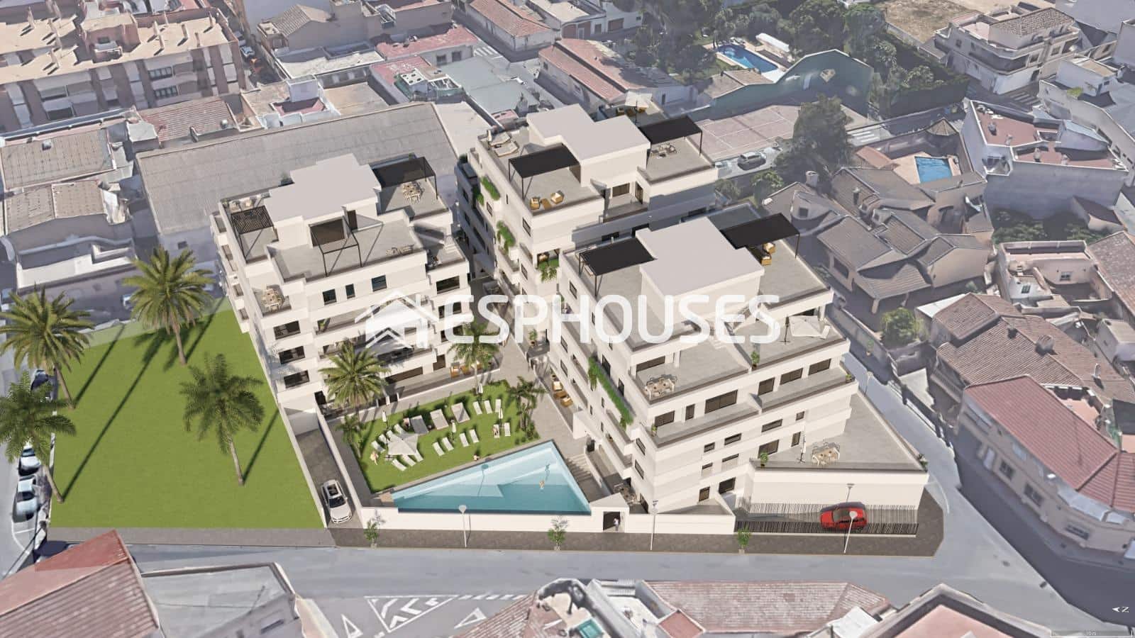 2 sovrum Lägenhet till salu i San Pedro del Pinatar med pool - 269 000 € (Ref: 9445271)