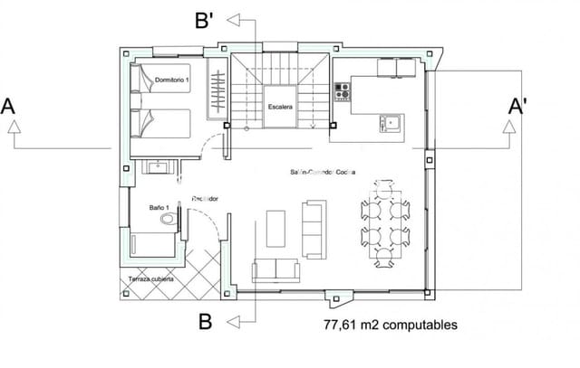 Chalet de 3 habitaciones en Platja Vila Joiosa - Platja de Torres, La Villajoyosa / Vila Joiosa en venta con piscina garaje - 885.000 € (Ref: 9445272)
