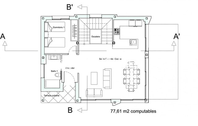 3 soveværelse Villa til salg i Platja Vila Joiosa - Platja de Torres, La Villajoyosa / Vila Joiosa med swimmingpool garage - € 885.000 (Ref: 9445272)