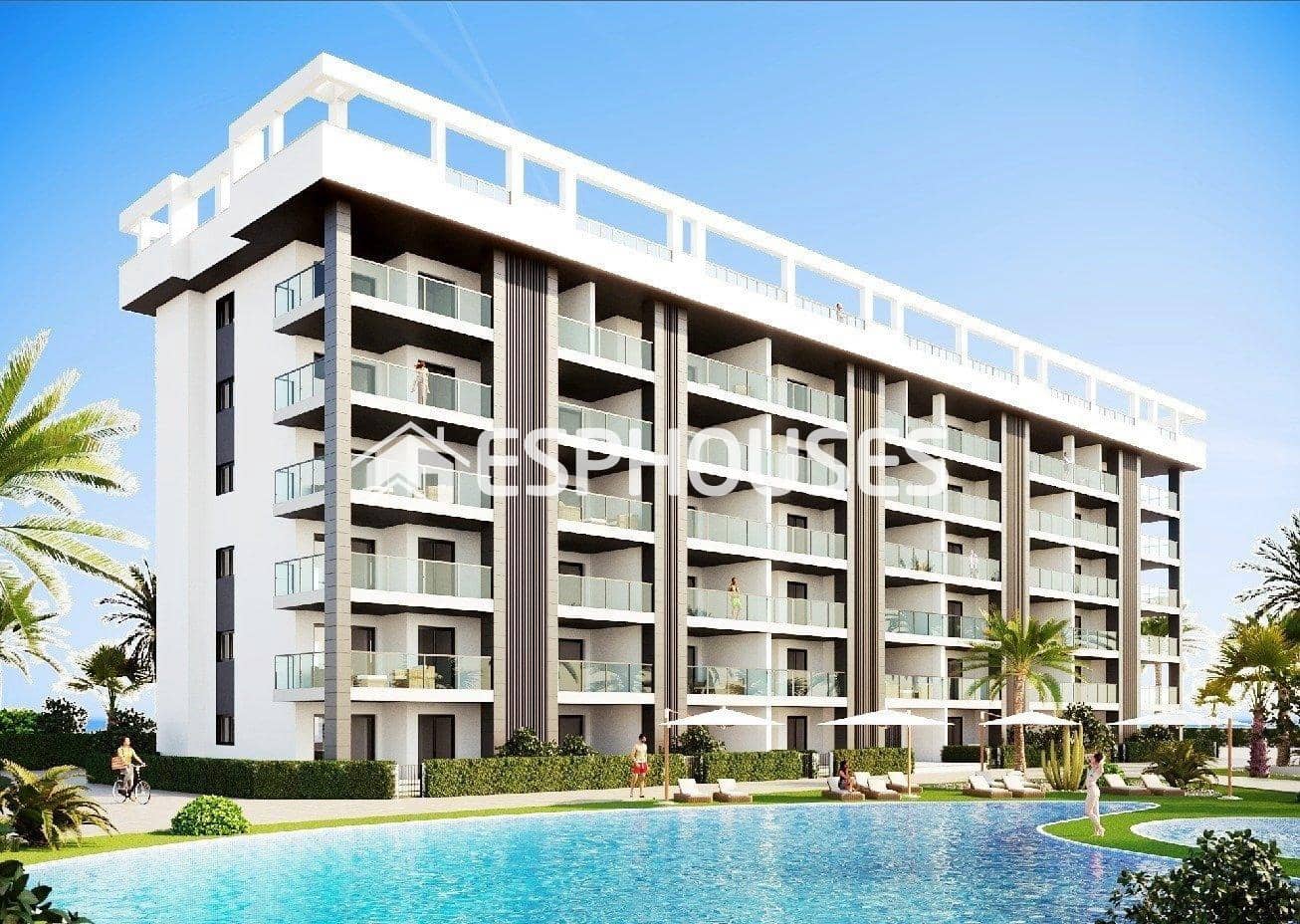 2 slaapkamer Appartement te koop in Torrevieja met zwembad garage - € 285.000 (Ref: 9445278)