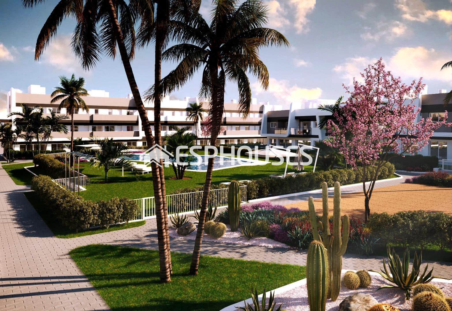 2 soveværelse Lejlighed til salg i Gran Alacant med swimmingpool garage - € 300.000 (Ref: 9445279)