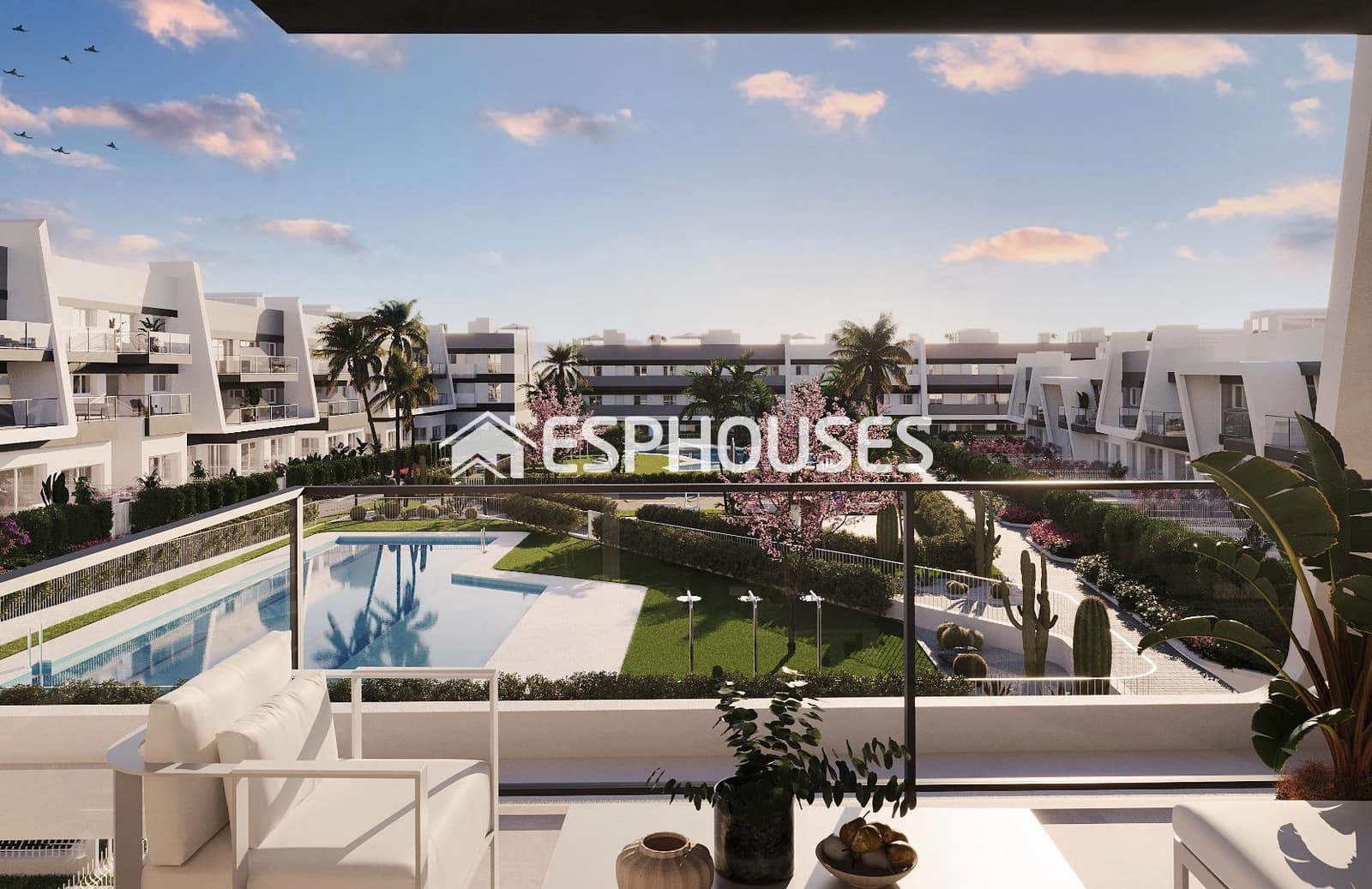 2 soveværelse Lejlighed til salg i Gran Alacant med swimmingpool garage - € 300.000 (Ref: 9445279)