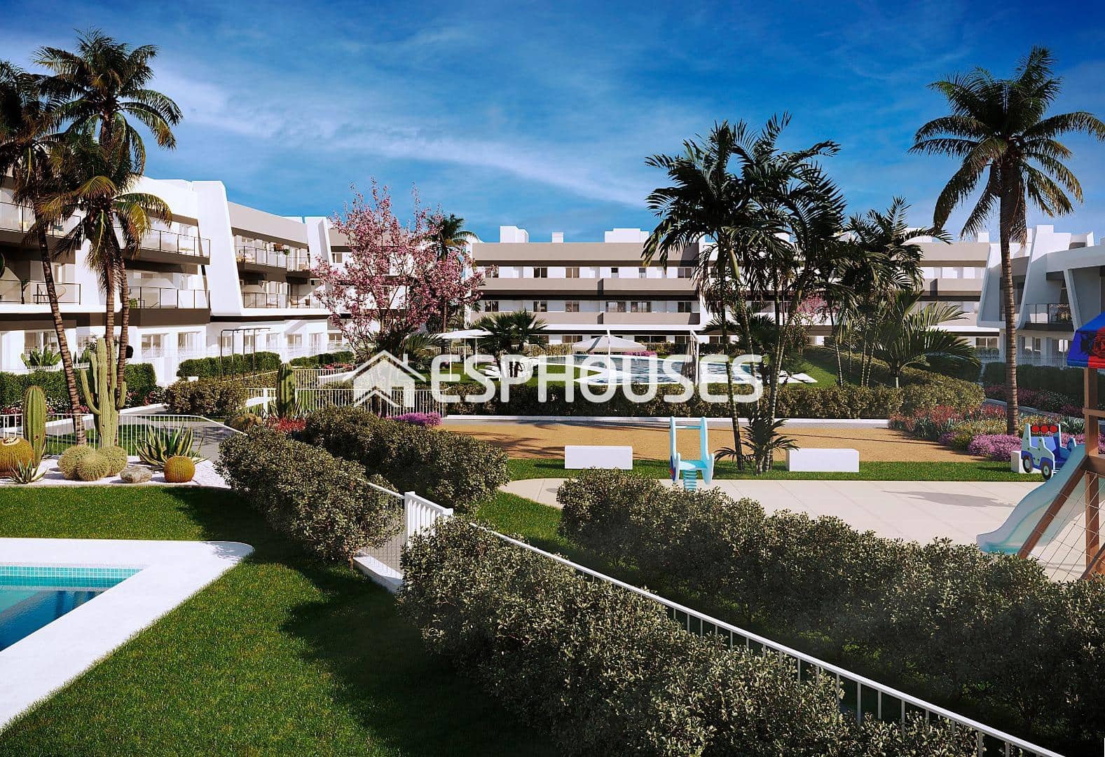 2 soveværelse Lejlighed til salg i Gran Alacant med swimmingpool garage - € 300.000 (Ref: 9445279)