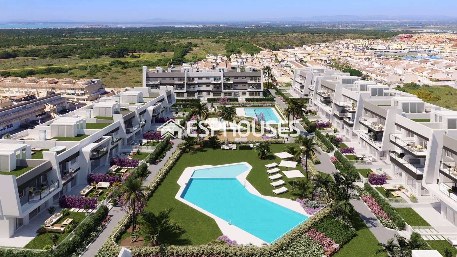 2 soveværelse Lejlighed til salg i Gran Alacant med swimmingpool garage - € 300.000 (Ref: 9445279)