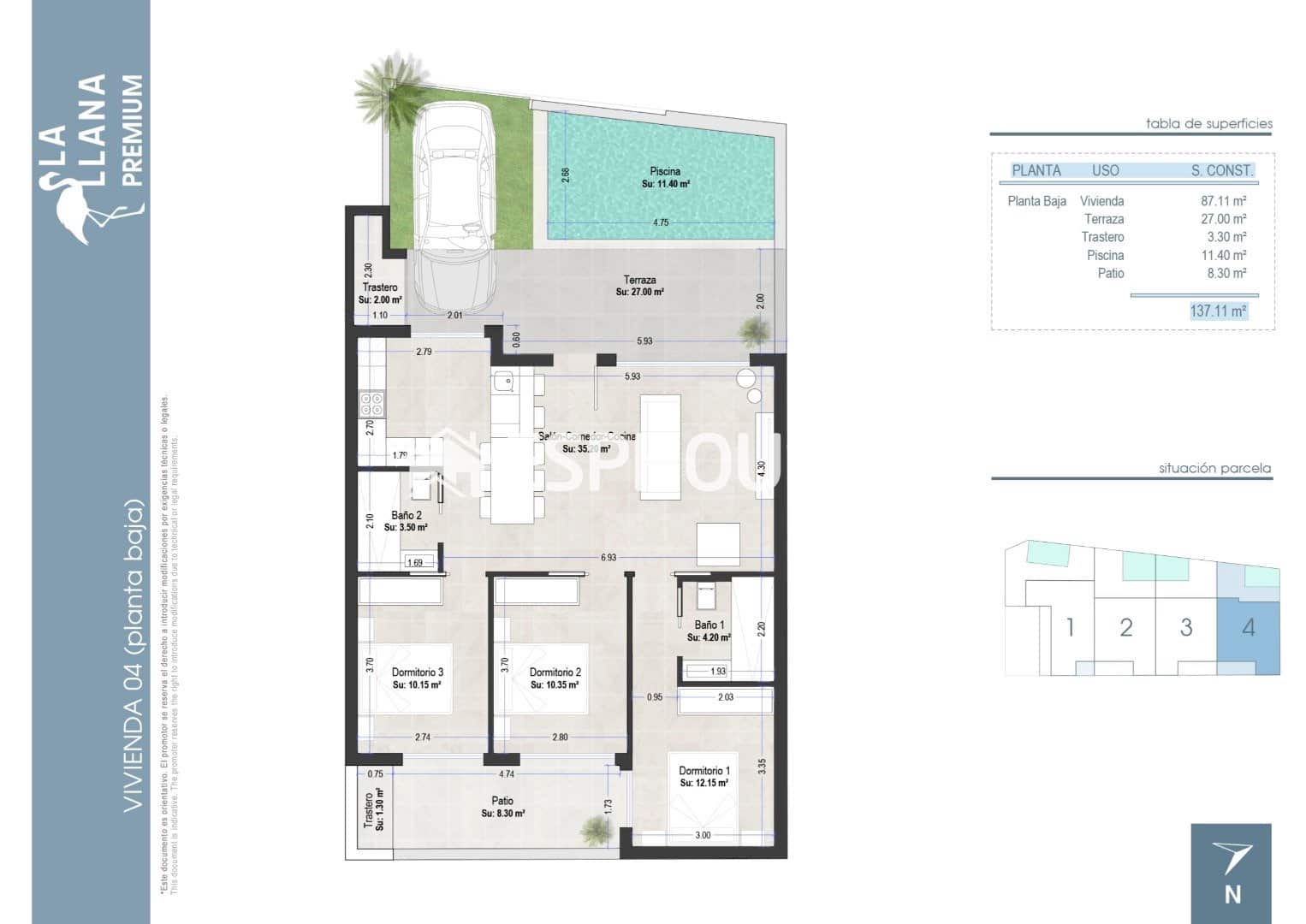 3 soverom Leilighet til salgs i San Pedro del Pinatar med svømmebasseng - € 399 000 (Ref: 9445281)