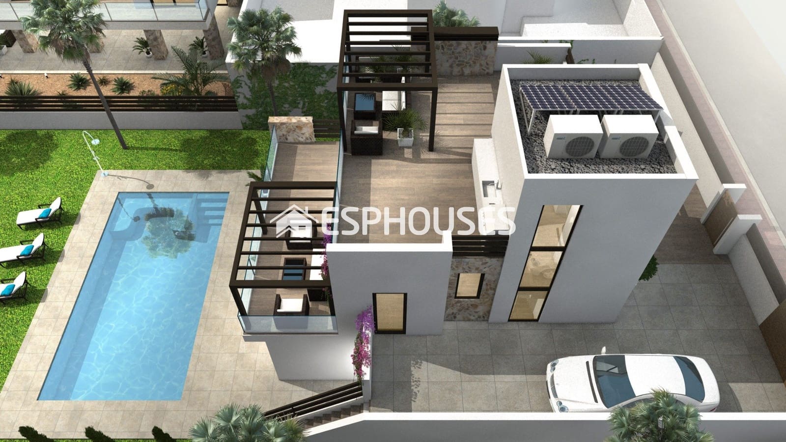 Chalet de 4 habitaciones en Rojales en venta con piscina garaje - 834.000 € (Ref: 9445292)