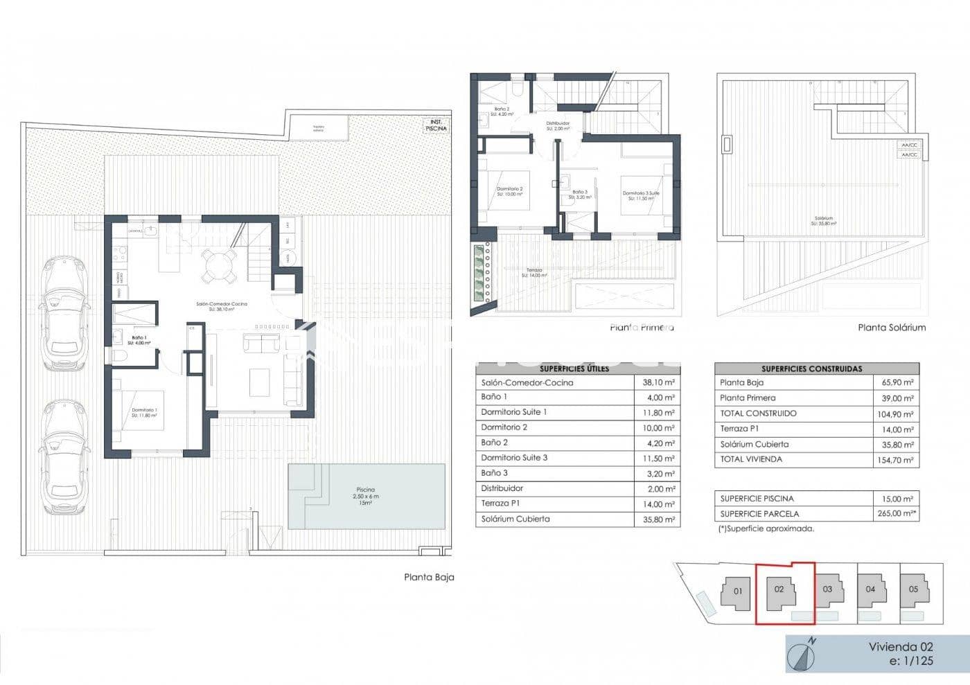 3 sovrum Villa till salu i San Miguel de Salinas med pool garage - 499 900 € (Ref: 9445302)