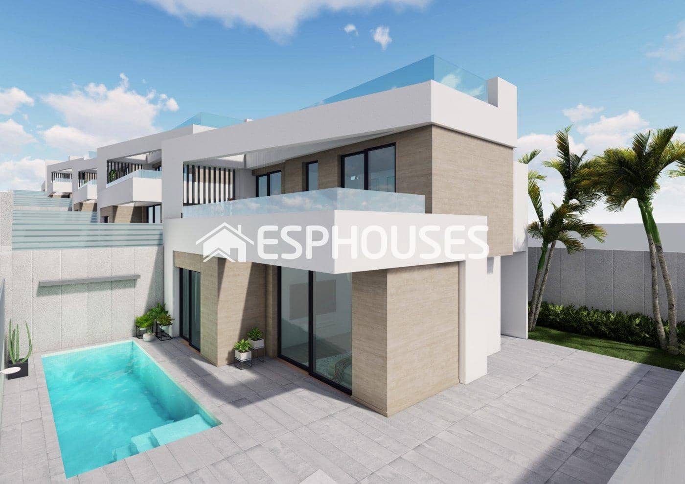 3 sovrum Villa till salu i San Miguel de Salinas med pool garage - 499 900 € (Ref: 9445302)