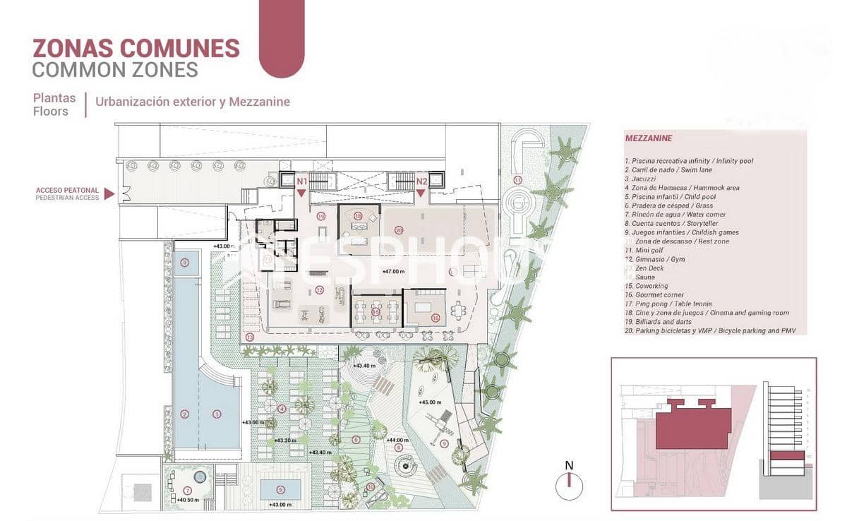 Apartamento de 2 habitaciones en Calpe / Calp en venta con piscina garaje - 449.000 € (Ref: 9445305)