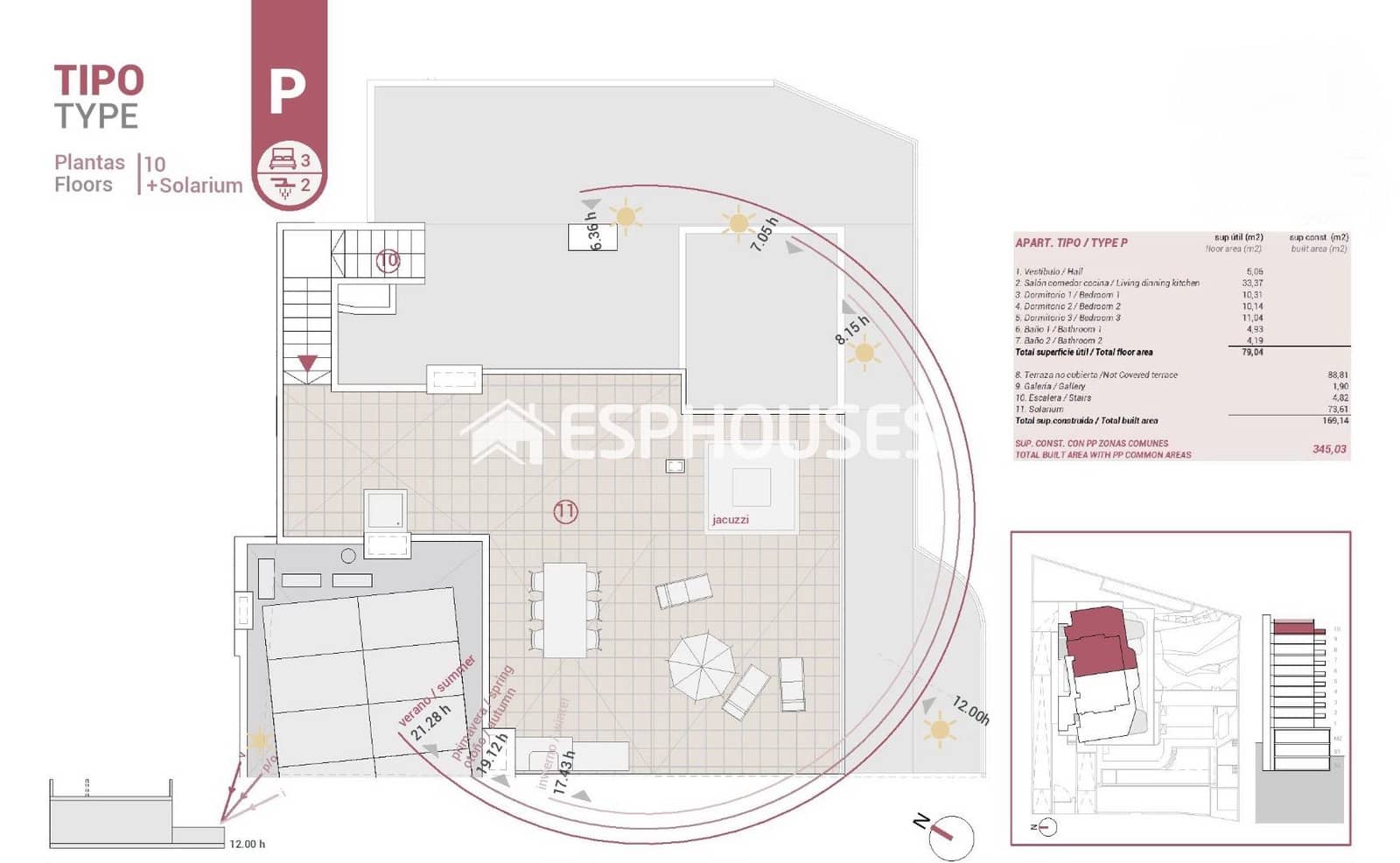 Apartamento de 2 habitaciones en Calpe / Calp en venta con piscina garaje - 449.000 € (Ref: 9445305)