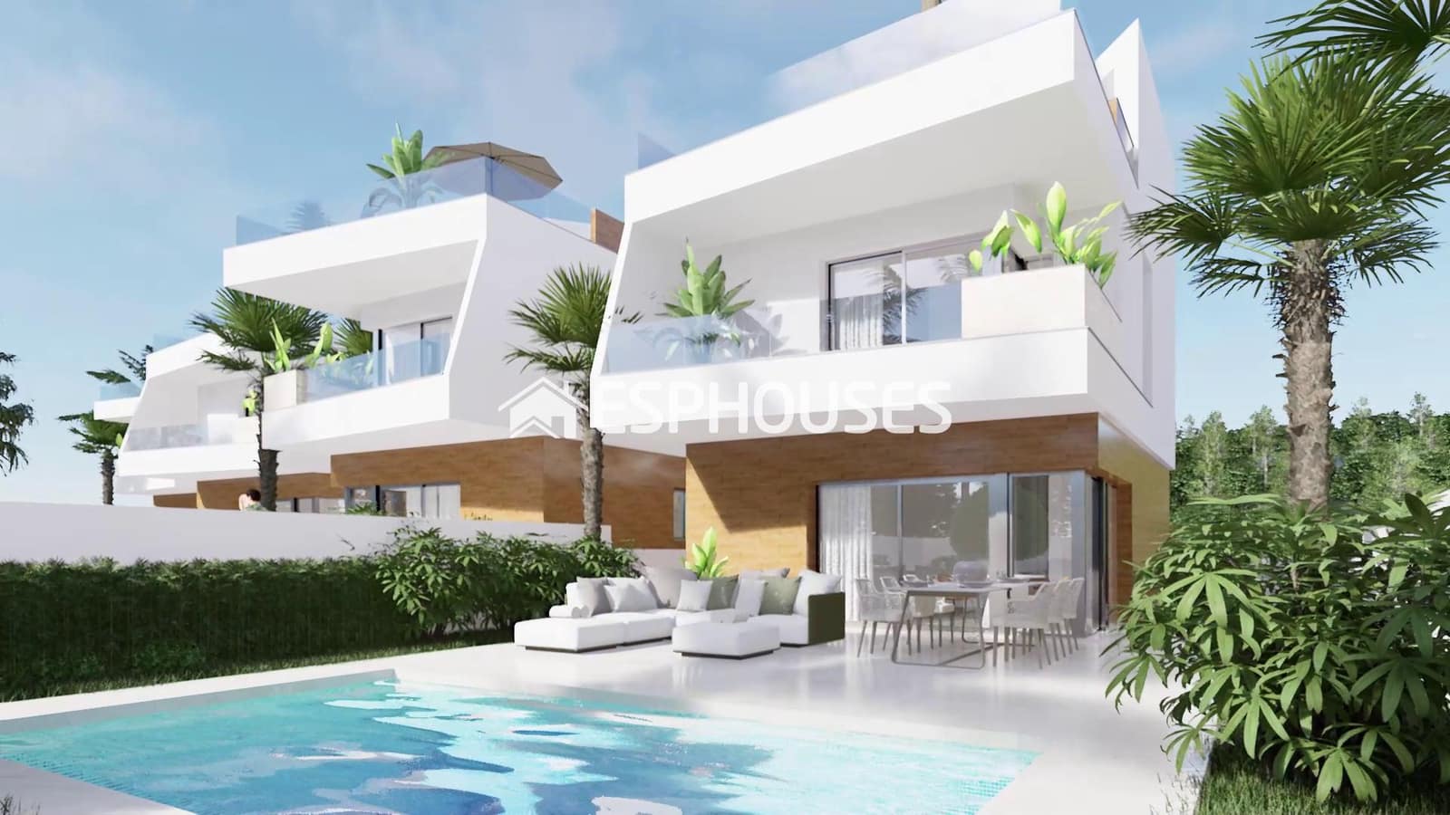 3 slaapkamer Villa te koop in Pilar de la Horadada met zwembad garage - € 519.900 (Ref: 9445306)