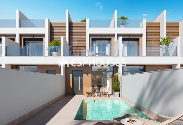 3 soverom Kjedet enebolig til salgs i San Pedro del Pinatar ciudad, San Pedro del Pinatar med svømmebasseng - € 369 900 (Ref: 9445323)