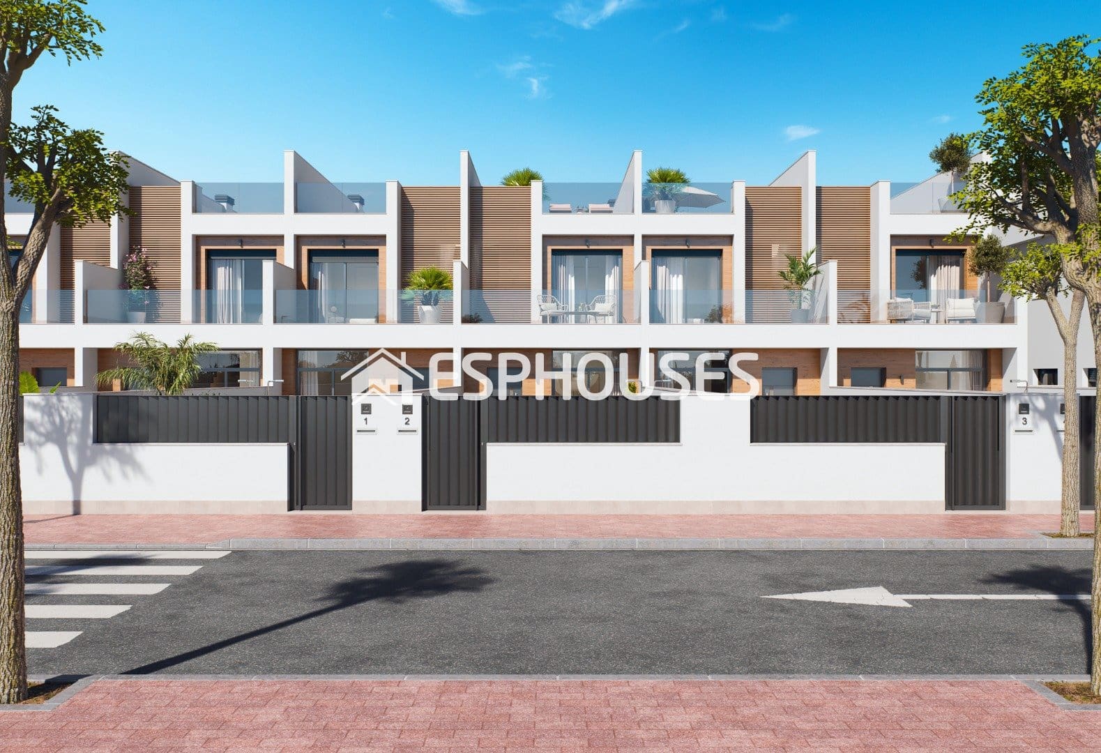 3 slaapkamer Halfvrijstaande villa te koop in San Pedro del Pinatar met zwembad - € 369.900 (Ref: 9445323)